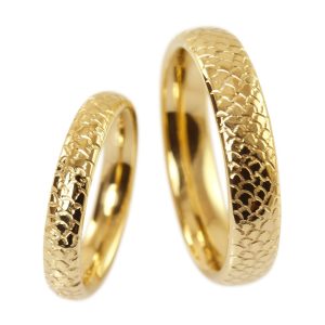 Wyrm viesesringe i guld