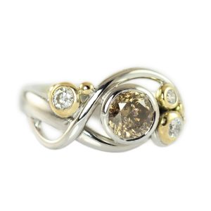 Curly Cute diamantring.